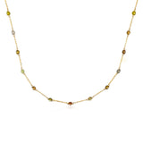 Fancy Color Drill Diamond Necklace