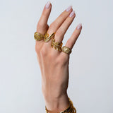 Fancy-Color Marquise Diamond Vanki Ring