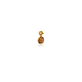 Fancy Color Oval Diamond Bezel Charm
