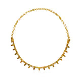 Fancy Color Pear Diamond Drop 2 in 1 Bracelet & Necklace