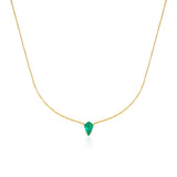 Floating Kite Emerald Necklace