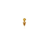 Kite Fancy Color Diamond Prong Charm