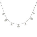 Kumaree 5 Mix Shape Diamond & 2 Pave Shield