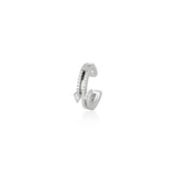 Mini Serpentine with Two Pears Diamonds Earring (Single Cuff)