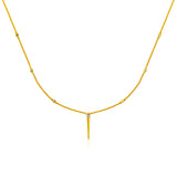 Natural Color Apex Pendant Necklace