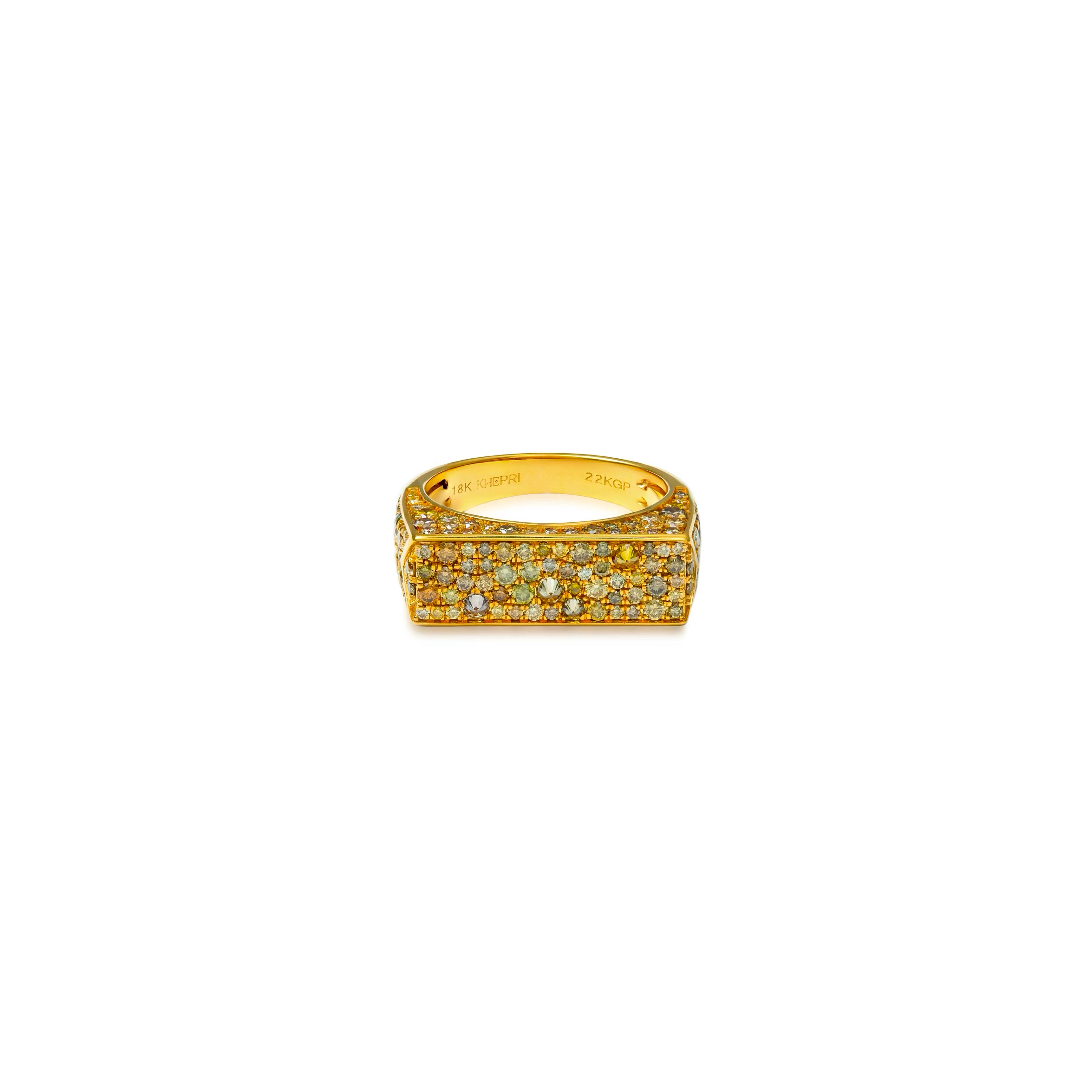 Natural Color Channel Bar Ring