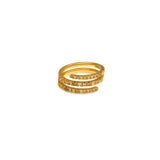 Natural Color Coil Pinky Ring