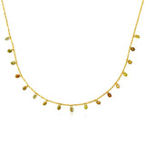 Natural Color Dancing Drill Necklace