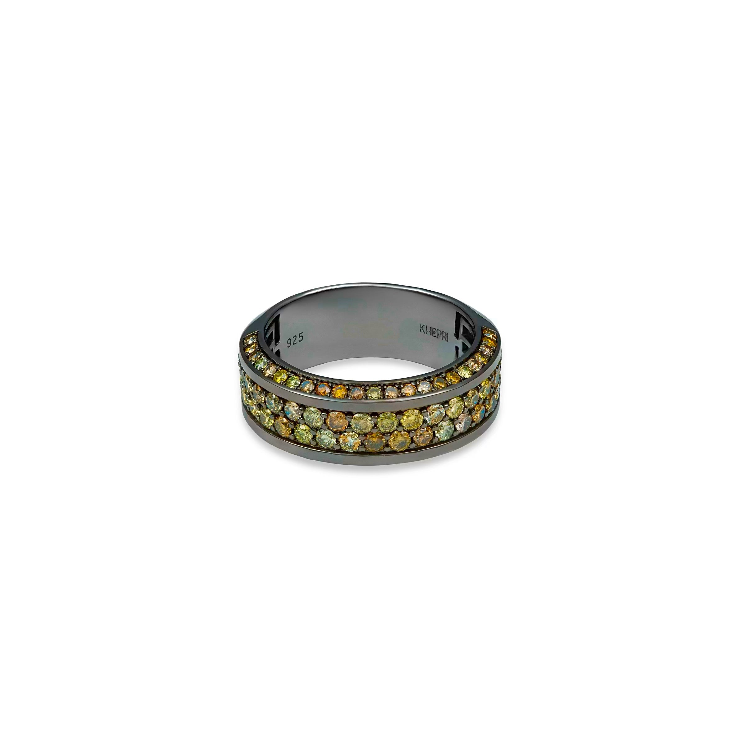 Natural Color Diamond Band