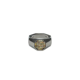 Natural Color Diamond Pinky Pave Ring