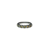 Natural Color Diamond Radiant-Cut Band