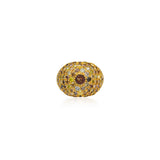 Natural Color Dome Ring