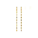 Natural Color Drilled Earrings Large