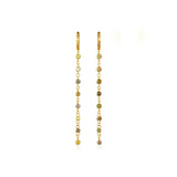 Natural Color Drilled Earrings Large