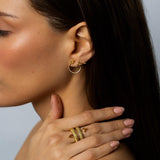 Natural Color Drip Stud