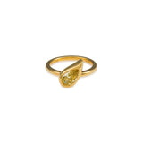 Natural Color Flame Pinky Ring