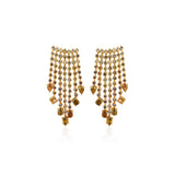 Fancy Color Fringe Diamond Earrings