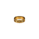 Fancy Color Diamond Raw Eternity Ring