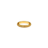 Natural Color Petite Pave Band