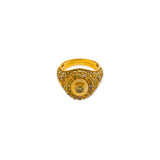 Natural Color Signet Pinky Ring