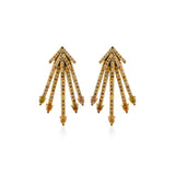 Fancy Color Diamond Starburst Ear Jacket & Earrings