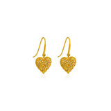 Natural Color Sweetheart Earrings