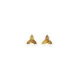 Natural Color Trinity Studs