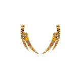 Natural Color Tusk Earrings