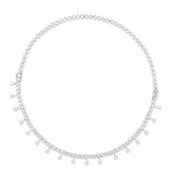 Pear Drop Diamond 2 in 1 Bracelet & Necklace