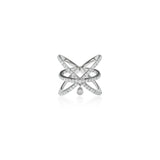Orbit Diamond Drop Ring