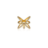 Orbit Diamond Drop Ring