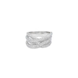 Pave Quad Orbit Ring