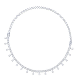 Pear Drop Diamond 2 in 1 Bracelet & Necklace