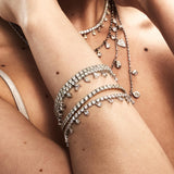 Pear Drop Diamond 2 in 1 Bracelet & Necklace