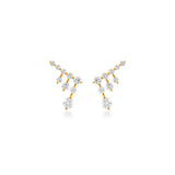 Petite Diamond Drip Stud