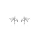 Petite Diamond Pave Cage Earrings