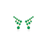 Petite Emerald Drip Stud