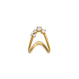 Petite Multi Stone  Diamond Vanki Ring