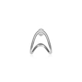 Petite Oval Diamond Vanki Ring
