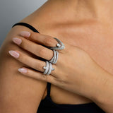 Petite Oval Diamond Vanki Ring