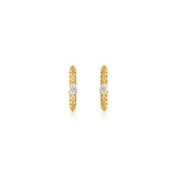 Petite Pear Pave Huggies