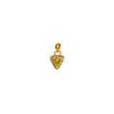 Trillion Cut Diamond Bezel Charm